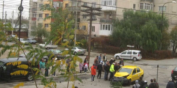 Accident Alexandria - intersecţie buclucaşă