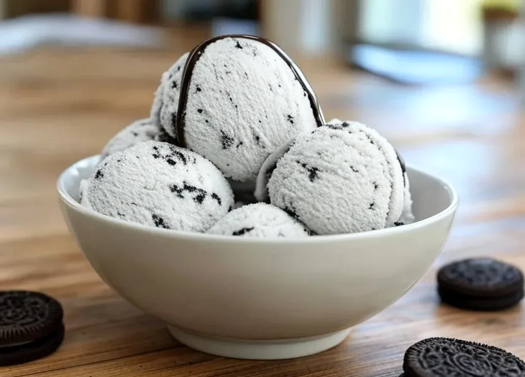 Înghețată Oreo.