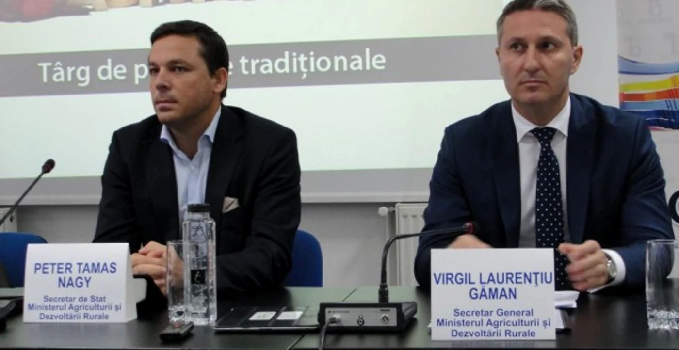 
    Peter Tamas Nagy şi Virgil GămanFoto stiriagricole.ro  