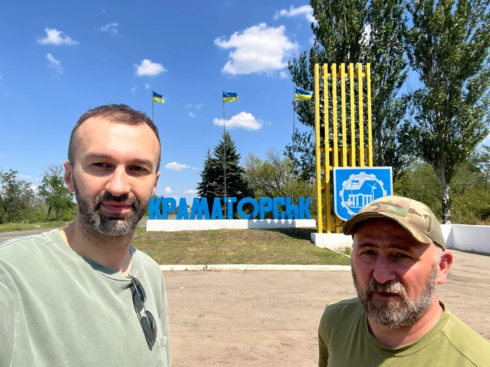 Locuitori din Kramatorsk/FOTO:X