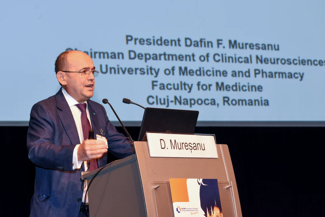 Prof.dr. Dafin Mureșanu participă la un eveniment științific de top Foto: Arhivă