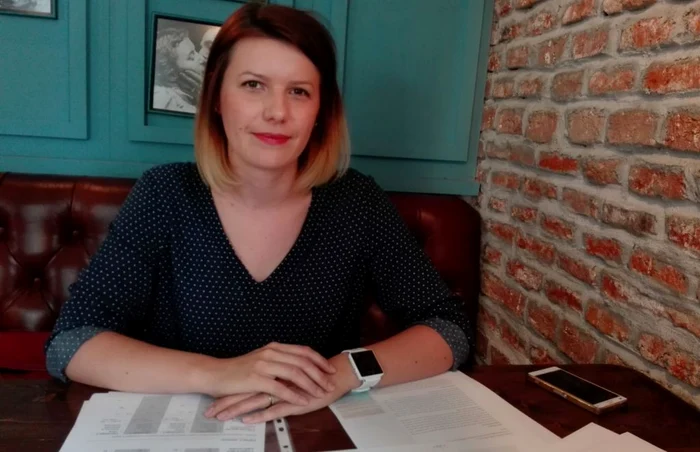 Cercetătoarea Diana Rus de la UBB FOTO Florina Pop
