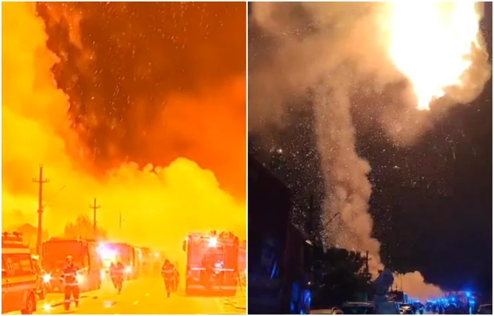 Explozii devastatoare la Crevedia