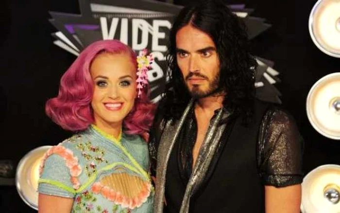 Katy Perry, alături de fostul soţ, Russell Brand FOTO Reuters