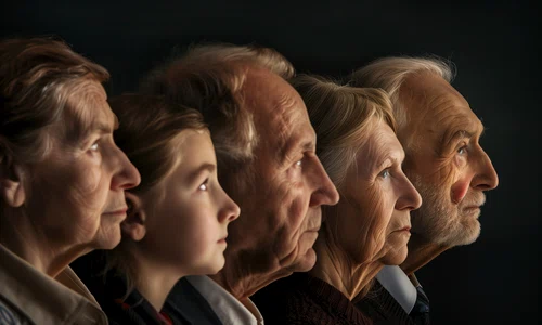 portrait multi generational family sharing house due unaffordable price increase housing market jpg