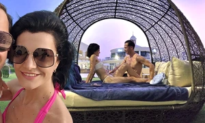 Dinu Maxer, zile romantice în Dubai cu proaspăta lui soție, Magdalena!