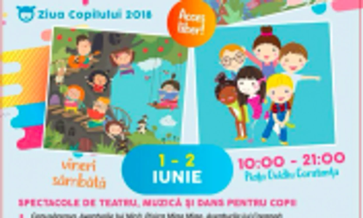 Afiş Ziua Copilului Constanţa Sursa Primăria