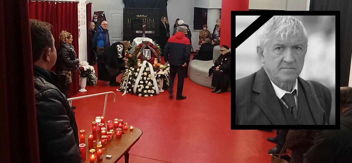 Imagine de la priveghiul lui Mircea Diaconu Foto: arhivă Click! 
