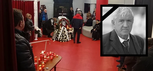 Primele fotografii de la priveghiul lui Mircea Diaconu