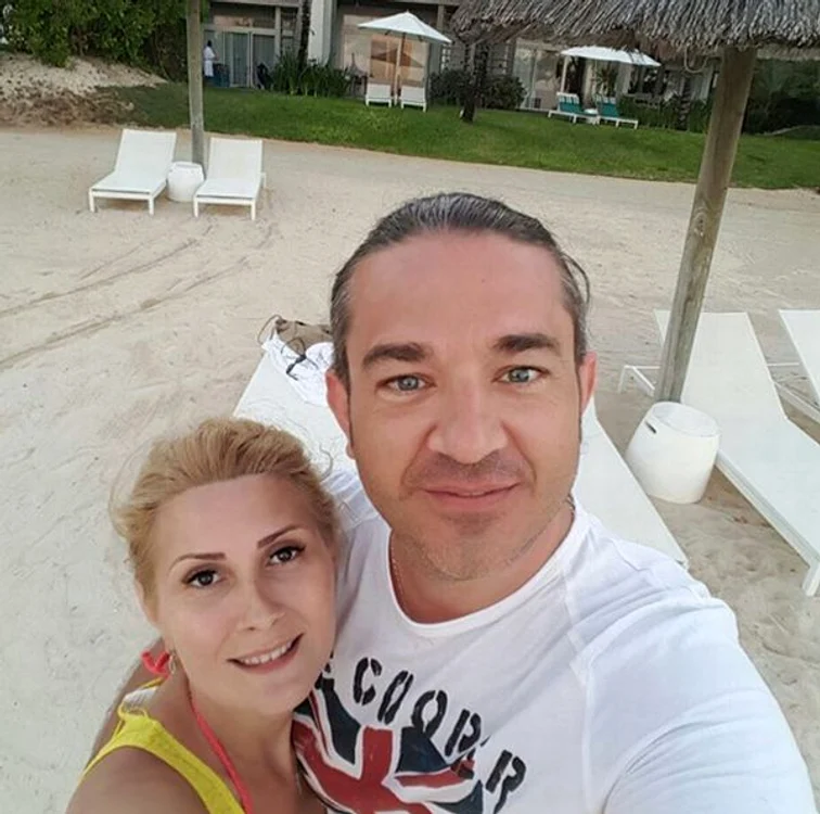Alessandra Stoicescu şi soţul ei, Sergiu Constantinescu