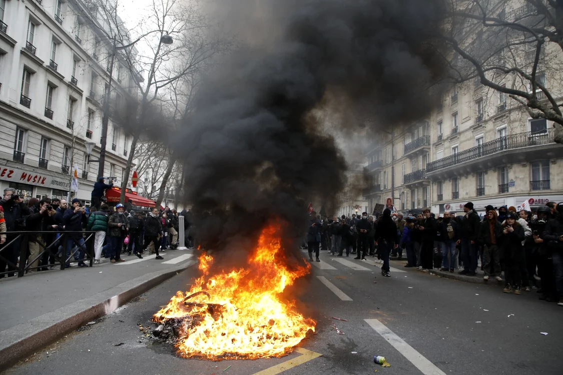 Proteste în Franța FOTO Profimedia
