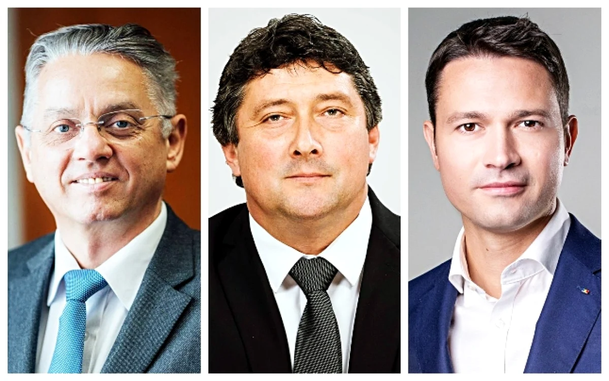 Fejer Laszlo-Odon şi Kulcsar-Terza Jozsef au considerat un gest de normalitatea prezenţa. Robert Sighiartău (ddreapta) i-a criticat pe cei doi parlamentari UDMR FOTO Colaj / conturi Facebook