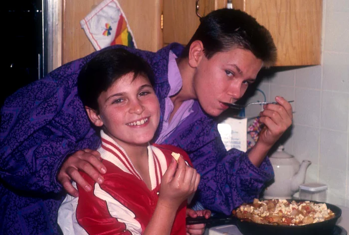 Joaquin și River Phoenix în copilărie (Sursă: Facebook)