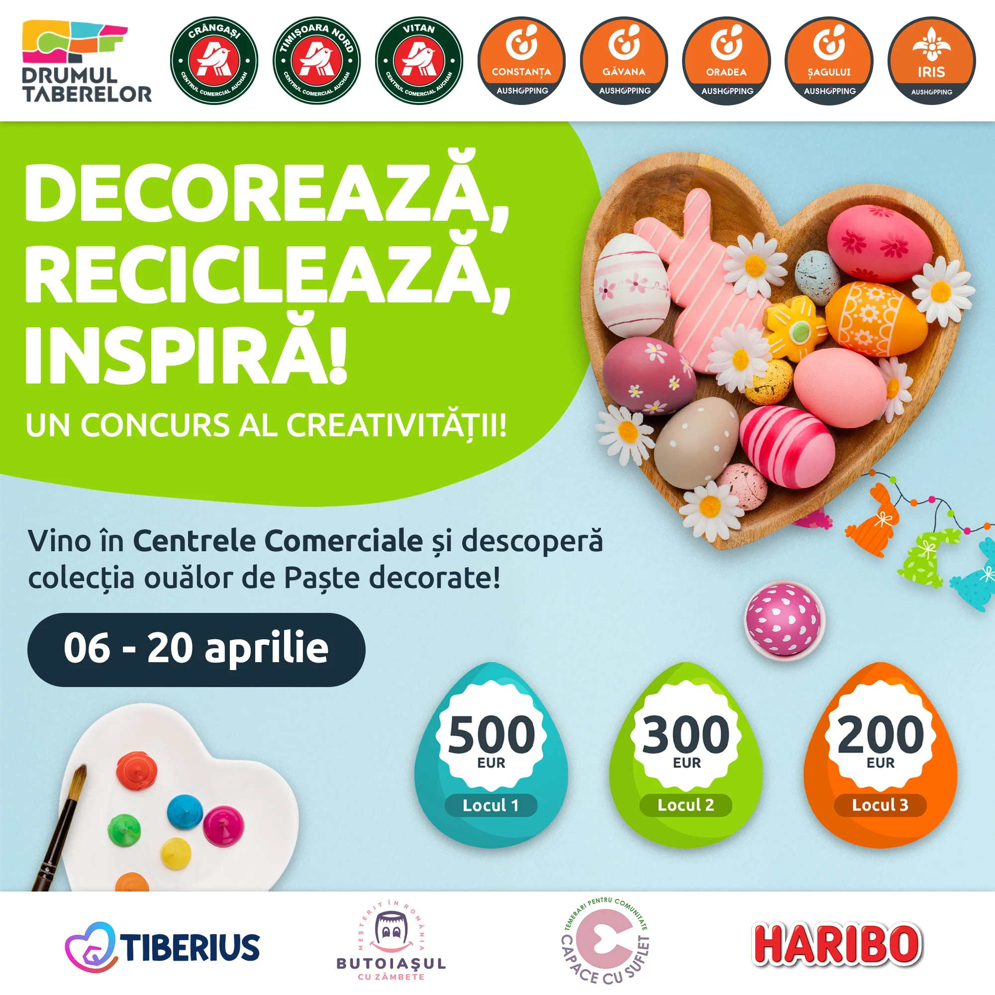 Touch Agency semnează a III-a ediție a campaniei „Decorează, reciclează, inspiră!” pentru cele 9 centre Ceetrus