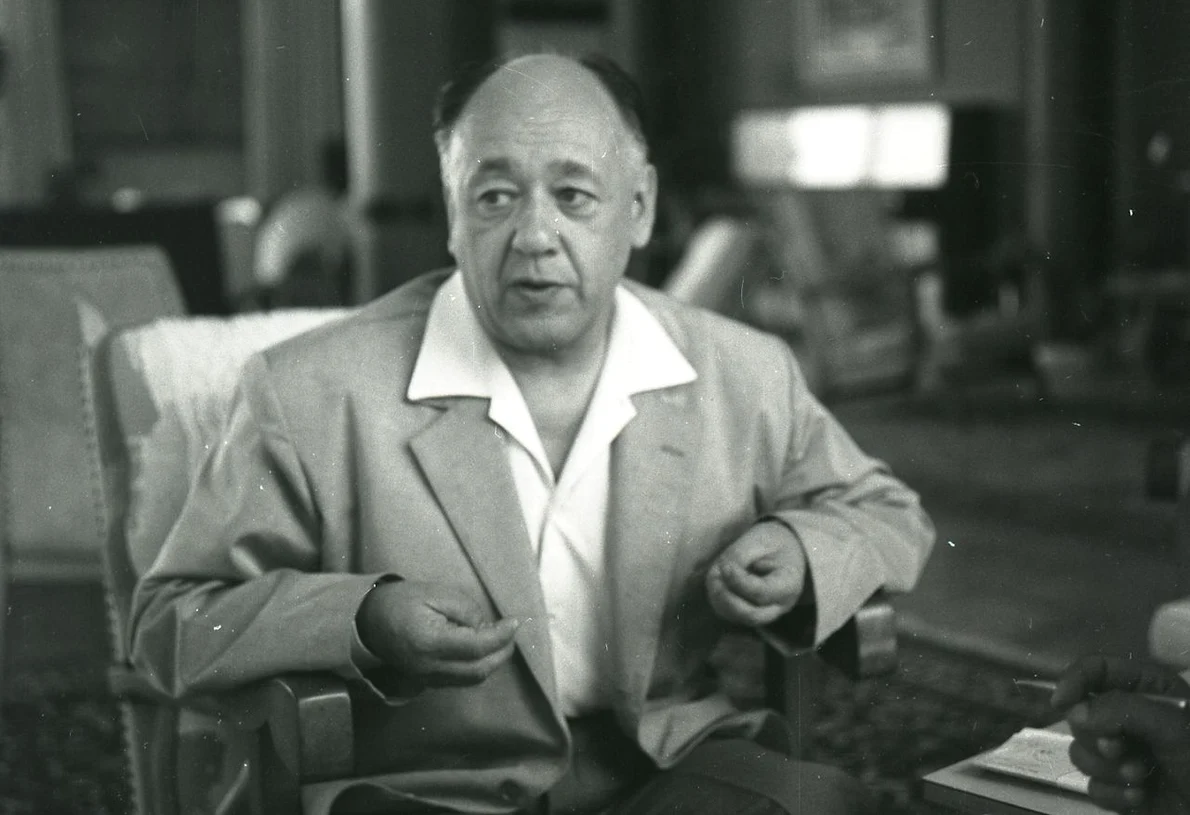 Eugène Ionesco, în 1962 (© Boris Carmi /Meitar Collection / National Library of Israel / The Pritzker Family National Photography Collection / CC BY 4.0)
