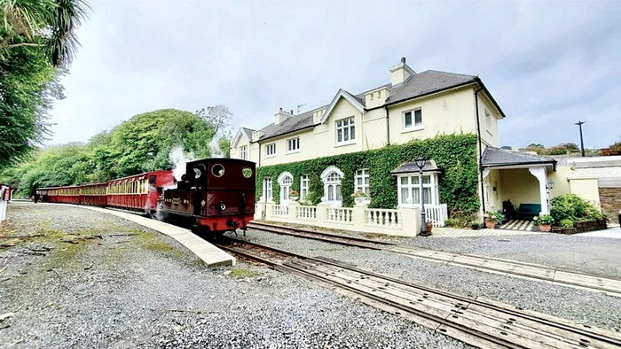 Din când în când, un tren cu aburi mai trece prin fosta gară. SURSĂ FOTO: PROFIMEDIA