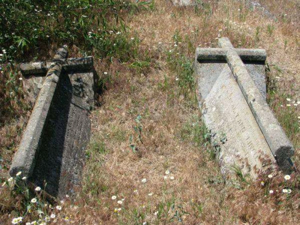Mormintele lui William Webster și Annei Margaret Pringle FOTO: Eduard Acsente