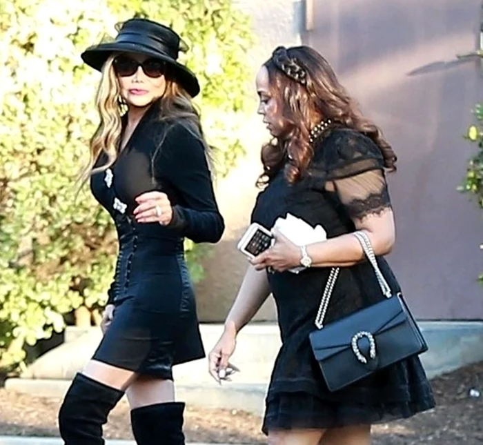 *PREMIUM EXCLUSIVE* The Jackson family attends Joe Jackson's funeral luncheon in Pasadena jpeg