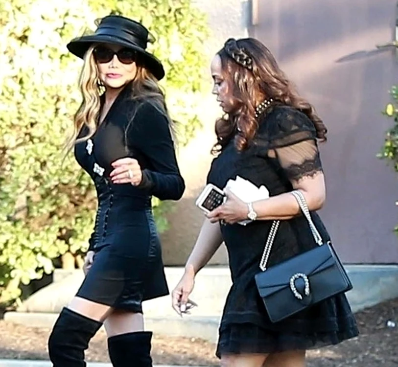 *PREMIUM EXCLUSIVE* The Jackson family attends Joe Jackson's funeral luncheon in Pasadena jpeg