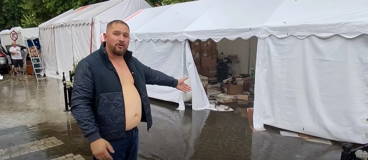 Marfa a fost distrusă de inundaţii: FOTO: captură video MuscelTV
