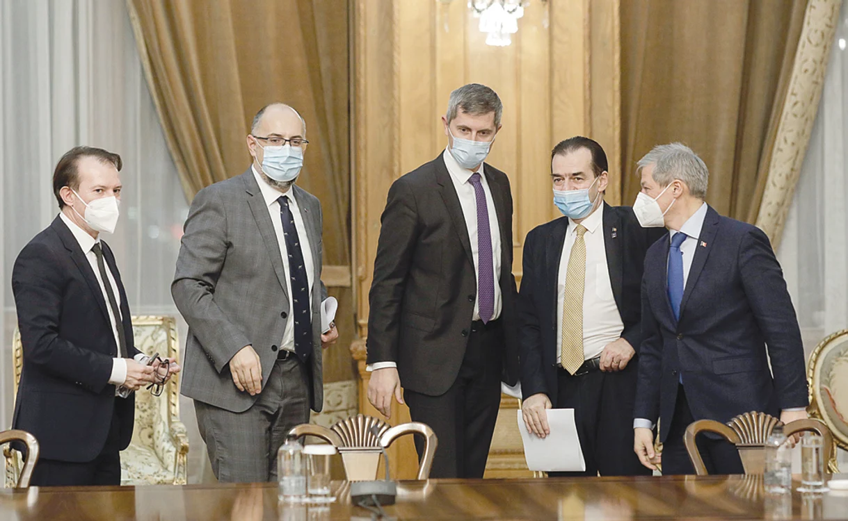 Liderii Coaliţiei PNL – USR - PLUS – UDMR au avut şi zile mai buneFoto: Inquam Photos