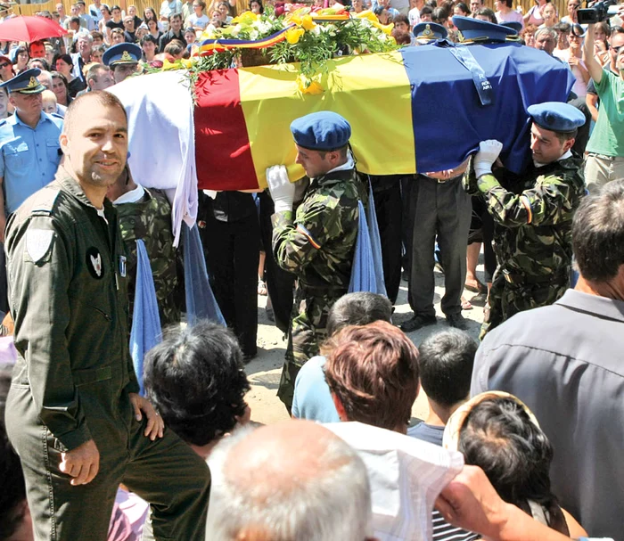 Căpitanul Ştefan Dragnea a fost înmormântat