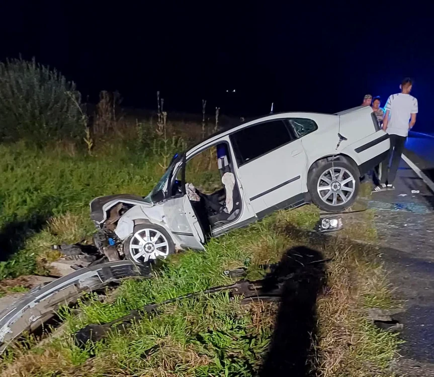 Accidentul a avut loc marți seara FOTO DRDP Timișoara 