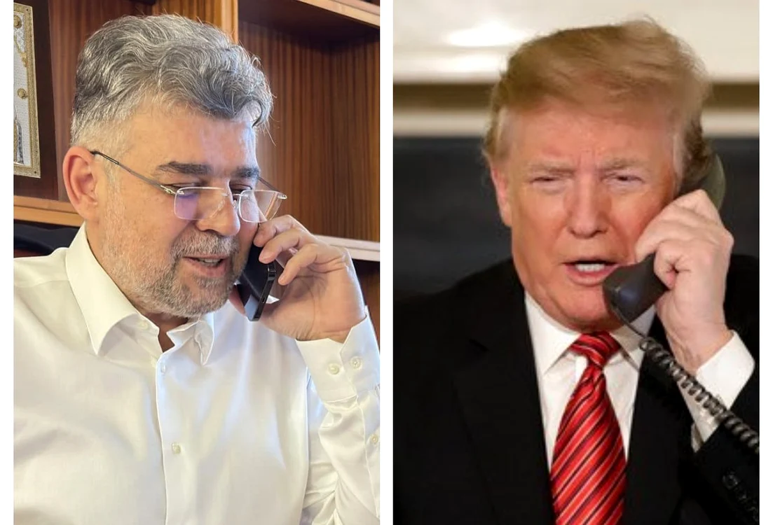 Marcel Cioacu și Donald Trump FOTO: Colaj Adevarul