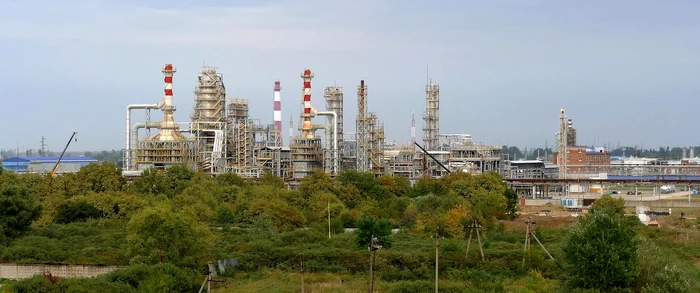 Rrafinăria petrolieră Afipski din regiunea rusă Krasnodar/FOTO:X