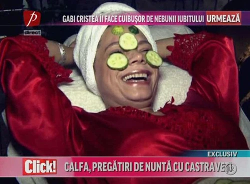 Pictoriţa nu vrea doar un chip de bebeluş, ci să dea câteva kilograme jos