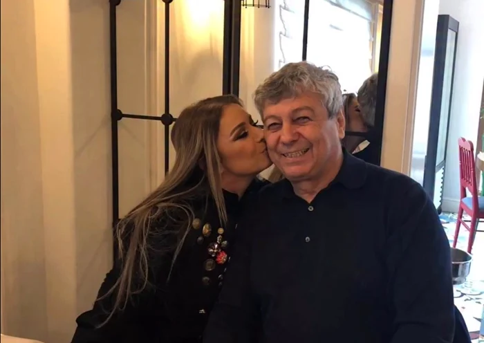 Anamaria Prodan și Mircea Lucescu / foto: arhiva personala