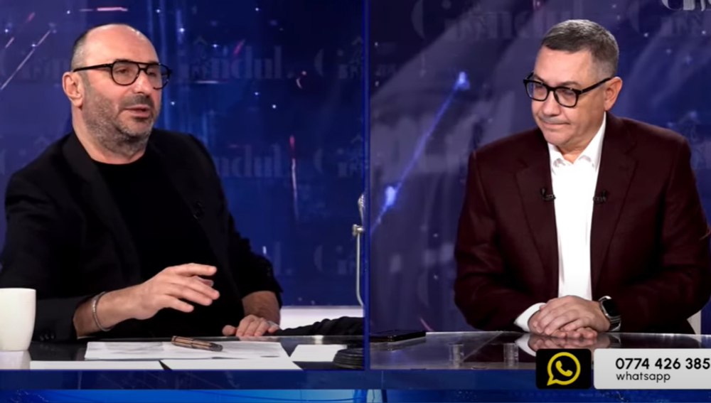 „Ești absolut penibil”: Marius Tucă, confruntare tensionată cu Victor Ponta. Ce au discutat despre Bogdan Peșchir