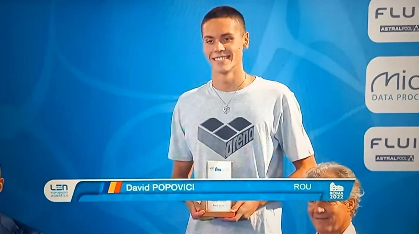 David Popovici, cel mai bun de la Europenele de seniori (FOTO: Facebook)