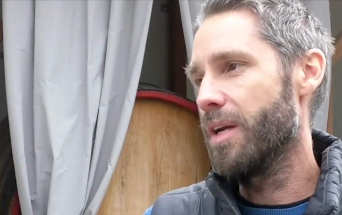 Laurent Pfeffer, reprezentant al unei crame din județul Mehedinți / captură: Observator