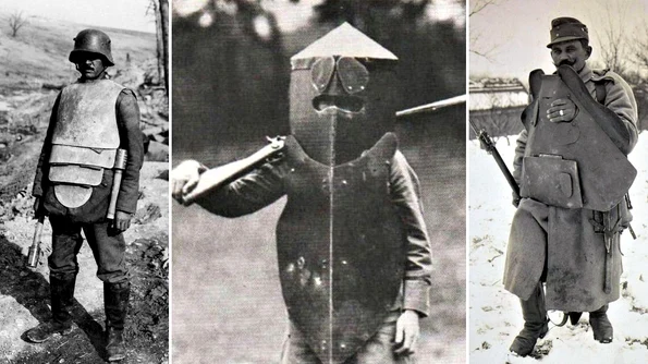 Protecția soldaților în Primul Război Mondial: Armurile și scuturile de infanterie jpeg