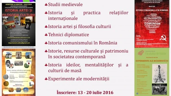 Prezentarea programului masteral al Facultății de Istorie jpeg