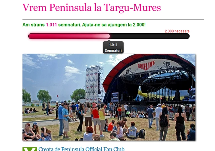 Petiţia pentru păstrarea Peninsulei la Târgu-Mureş a adunat peste o mie de semnături