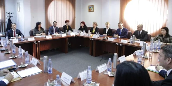 Klaus Iohannis la sedinta CSM FOTO Inquam / Octav Ganea 
