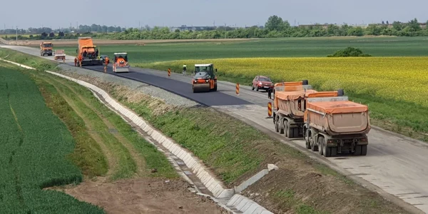 Șantier centura Timișoara-Sud FOTO DRDP Timișoara