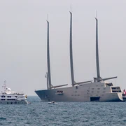 Sailing Yacht A, cel mai mare iaht cu pânze din lume FOTO AFP
