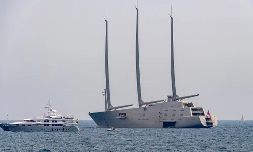 Sailing Yacht A, cel mai mare iaht cu pânze din lume FOTO AFP