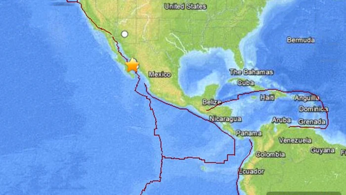 Coasta de vest a fost afectată de seismul de 6,5 grade. FOTO: usgs.gov