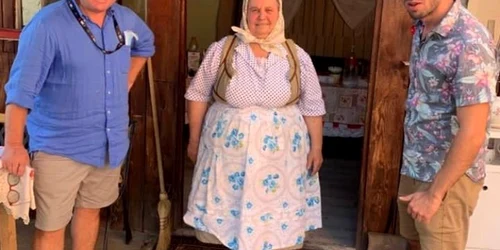 Tanti Lenuța din Chinteni, alături de Mircea Bravo și Pavel Bartoș foto: Instagram 