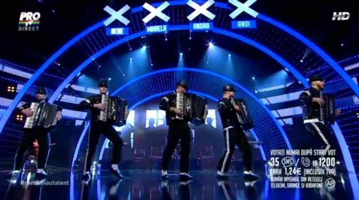 Trupa Concertino a fost trimisă direct în finală de către public