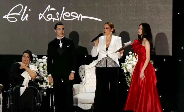 Violeta Bănică, la Gala Atipic Beauty 2023. FOTO captură video Youtube