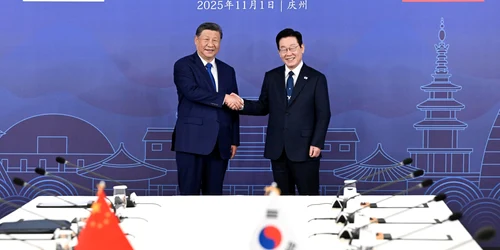 Xi Jinping si Noul președinte al Coreei de Sud, Lee Jae Myung foto X @RecordGBA