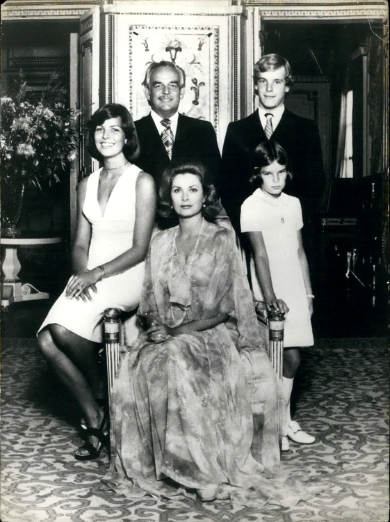 Prințesa Caroline, Prințul Rainier, Prințesa Grace de Monaco aka Grace Kelly, Prințul Albert de Monaco și Prințesa Stephanie profimedia 0209865754 jpg
