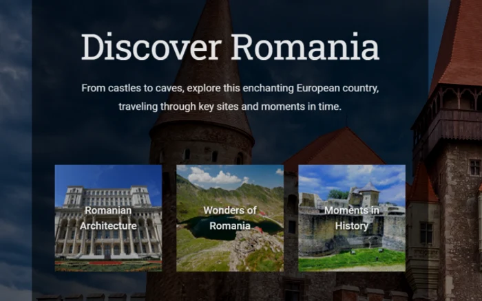 Google Maps Discover Romania captura