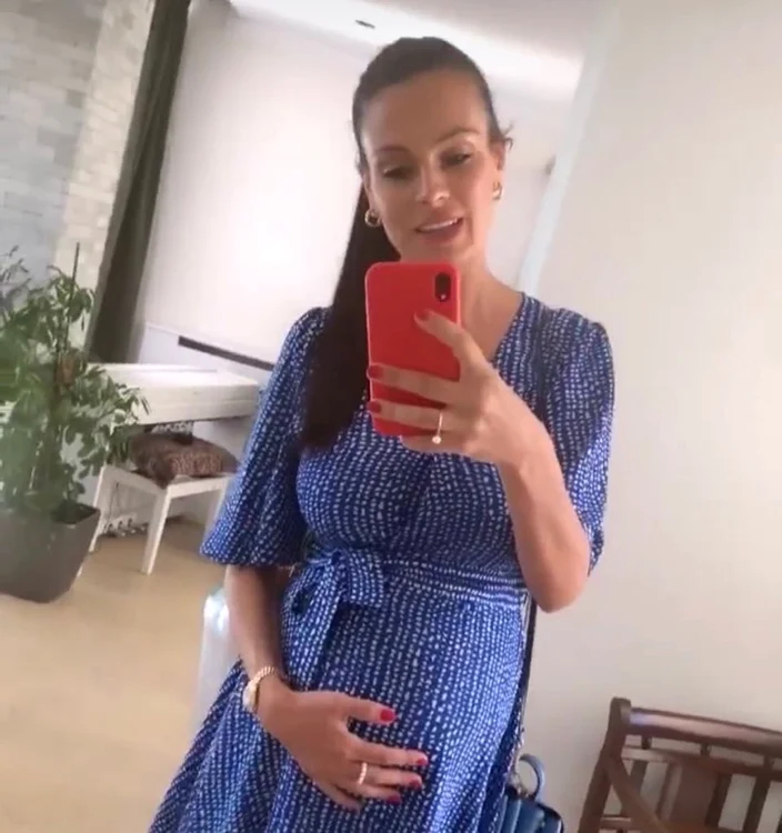Anca Serea s-a dus la medic după ce a avut impresia că i s-a rupt apa 