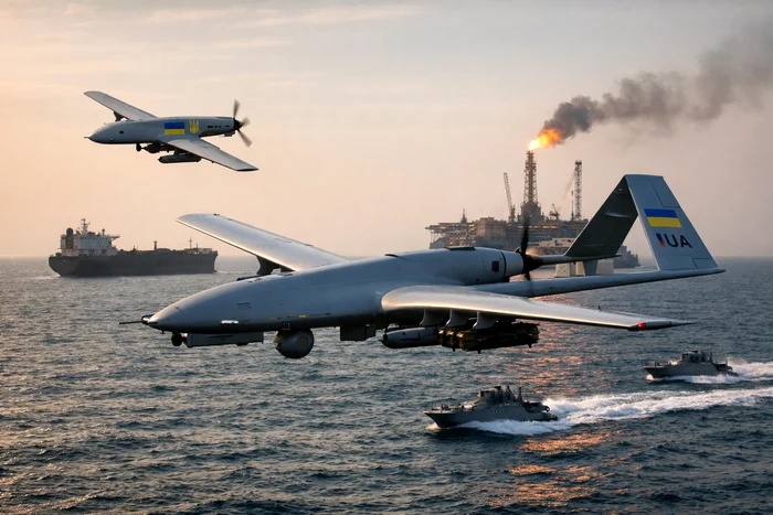 Dronuri ucrainene asupra Golfului Persic png